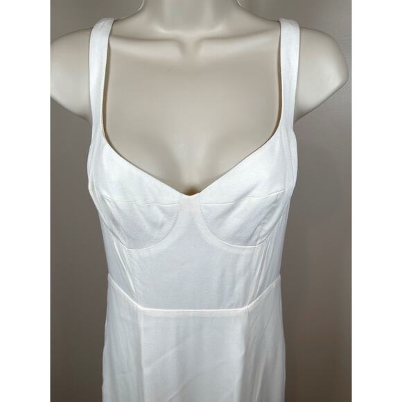 Reformation Lecce Bridal Wedding Ivory White Maxi Dress Size 0 - Picture 5 of 12